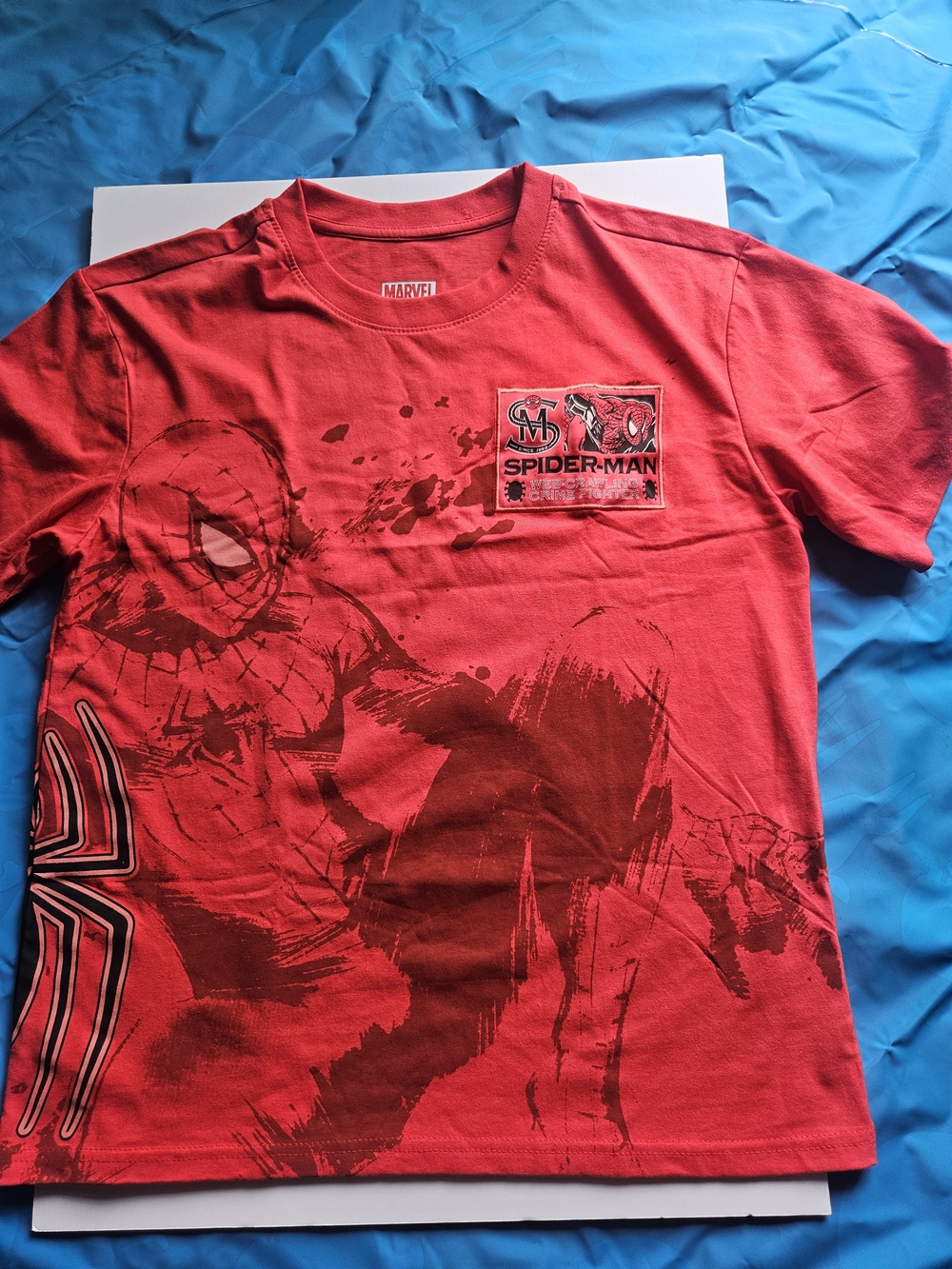 Marvel Spider-Man Red Graphic Tee for Men